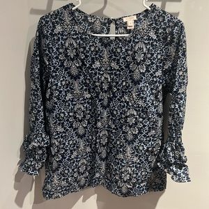 JCrew Floral Top